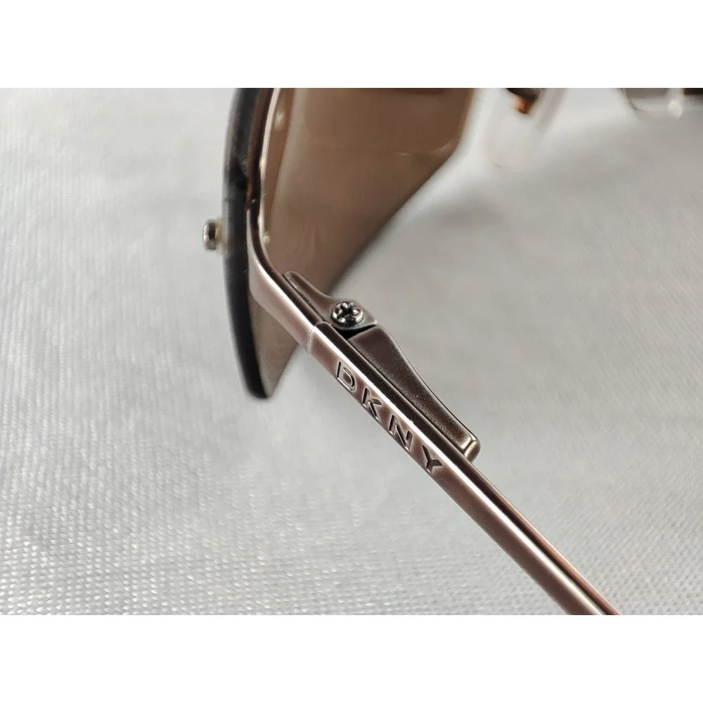 DKNY DY 5005‎ 1013/83 Bronze Brown Polarized Sunglasses 63-15 125 Semi-Rimless